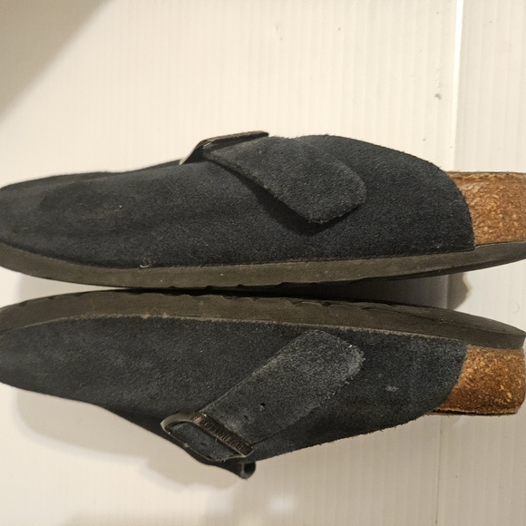 Birkenstock Boston Soft Footbed Clog - Navy Blue Suede - Size 37 (US 6) - Narrow - Picture 7 of 11
